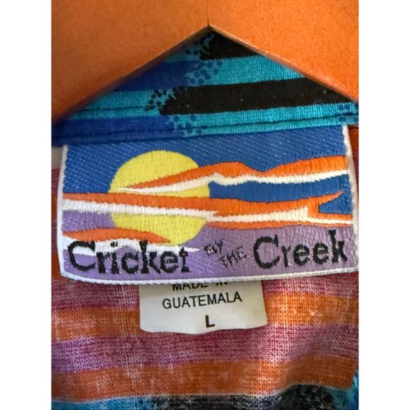 Vintage Cricket by the Creek Southwest Aztec Shirt – 100% Cotton – L – NWT - Picture 7 of 9